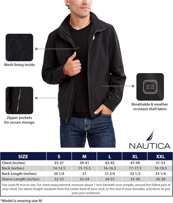Men's Casual Lightweight Full Zip Windbreaker-Weather Resistant Golf Jacket (S-XXL) - Image 5